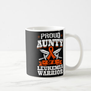 Caneca De Café Tia Orgulhosa De Um Guerreiro De Leucemia Tia Awar