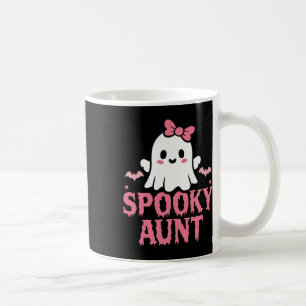 Caneca De Café Tia Sagrada Família Tia Cor-de-Rosa Branca Fantasm