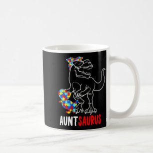 Caneca De Café Tiaurus T Rex Dinossauro Conscientização do Autism
