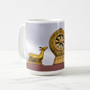 Caneca De Café Tibet, Lhasa - Roda do Dharma no templo Jokhang