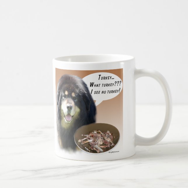 Caneca De Café Tibetano Mastiff Turquia (Direita)