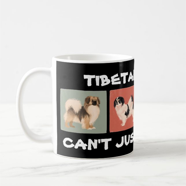 Caneca De Café Tibetano Spaniel Coffee Mug (Esquerda)