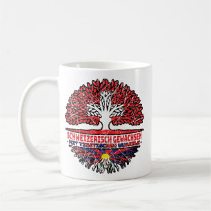 Caneca De Café Tibete Schweizer Schweiz Baum Wurzel