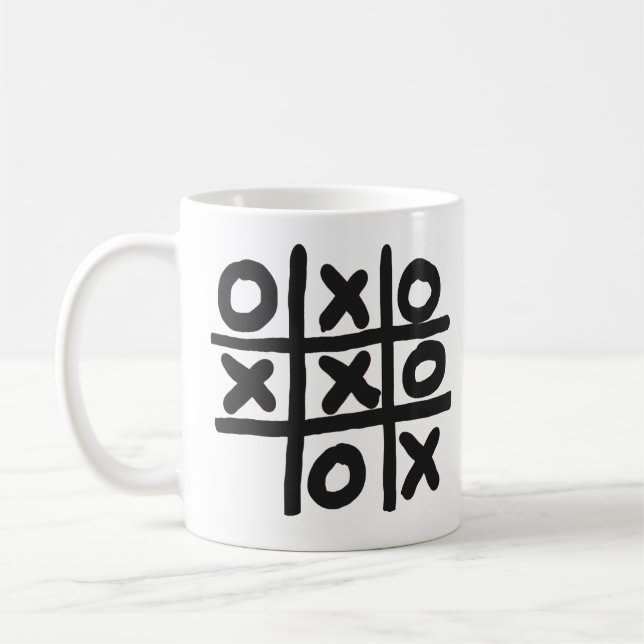 Caneca De Café Tic Tac Toe (Esquerda)