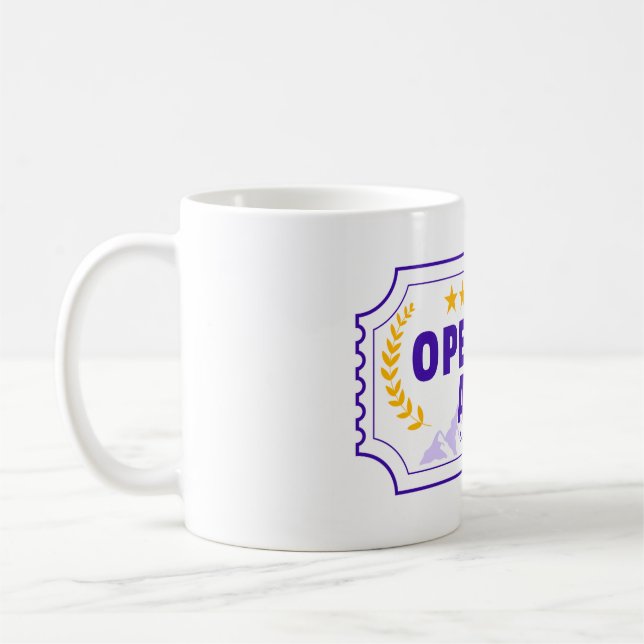 Caneca De Café Ticket Mug (Esquerda)
