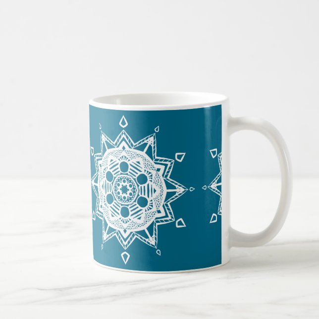 Caneca De Café Tidepool Mandala (Direita)