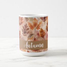 Caneca De Café Tie Dye Autumn Leaves