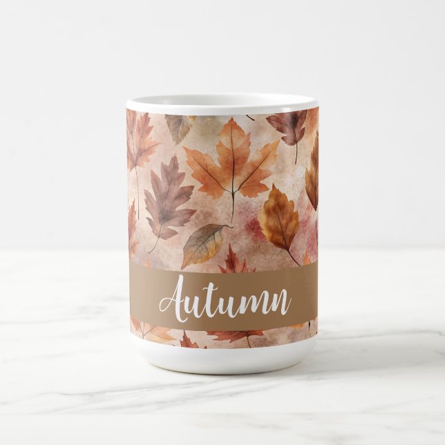Caneca De Café Tie Dye Autumn Leaves (Centro)
