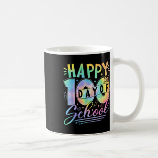 Caneca De Café Tie Dye Happy 100º Dia de Professores