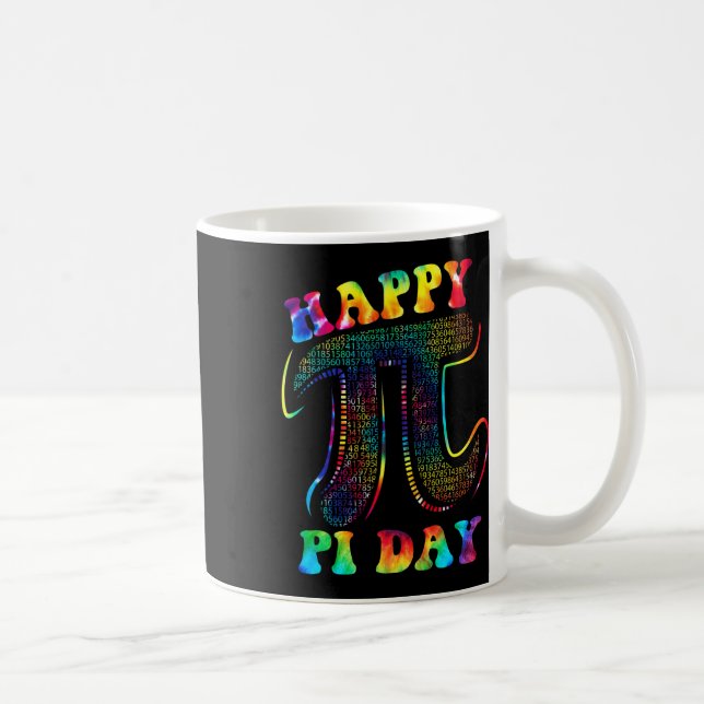 Caneca De Café Tie Dye Happy Pi Day 3.14 Matemática Professores H (Direita)