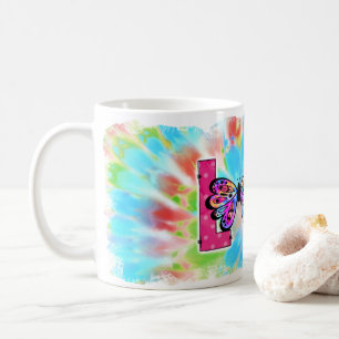 Caneca De Café Tie Dye Love Design Coffee Mug Cup