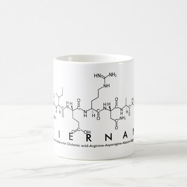 Caneca De Café Tiernan peptide name mug (Centro)