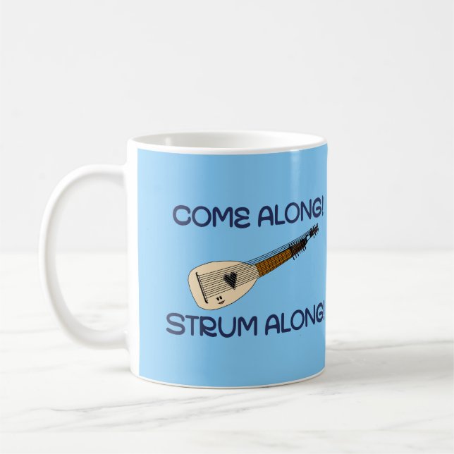 Caneca De Café Tiff Theorbo Light Sky (Esquerda)