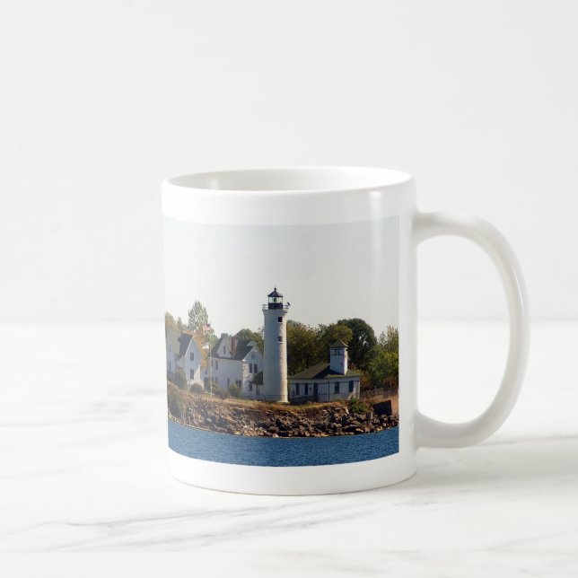Caneca De Café Tigbett Point Lighthouse cang (Direita)