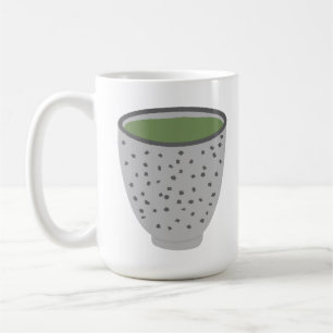Caneca De Café Tigela de Cerâmica de Matcha Manchada Rústica