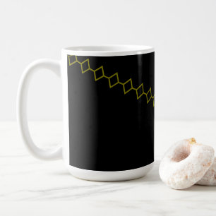 Caneca De Café Tigela de Chili Elegante Fluxo de Ônix
