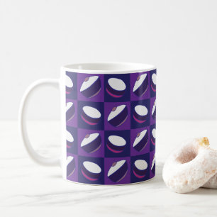 Caneca De Café Tigela de Cozinha Azul Roxo Cozinha