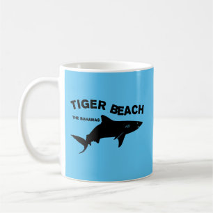 Caneca De Café Tiger Beach - Bahamas Mergulho Com Tubarões