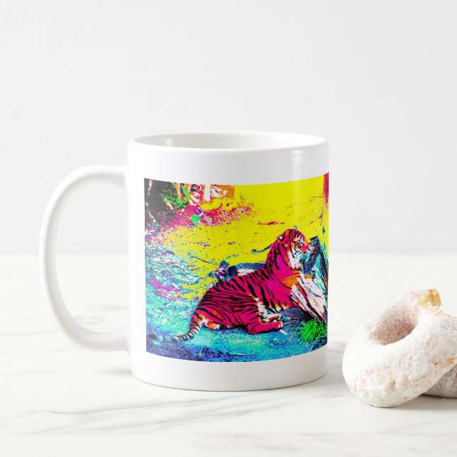 Caneca De Café Tiger Bright (Com Donut)