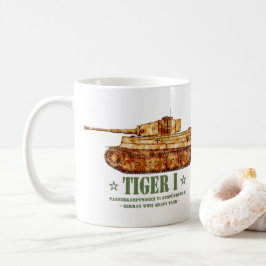 Caneca De Café Tiger I Guerra Mundial 2 Panzer Alemão de Tanque P