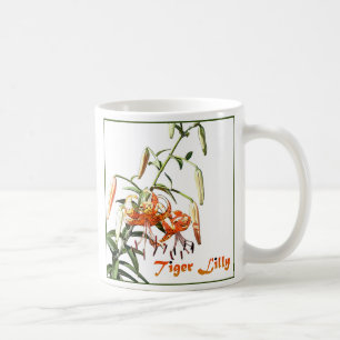 Caneca De Café Tiger Lilly