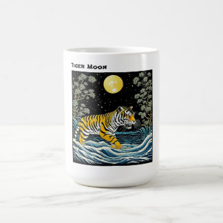 Caneca De Café Tiger Moon