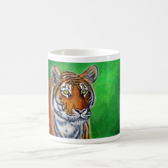 Caneca De Café Tiger Painting (Centro)