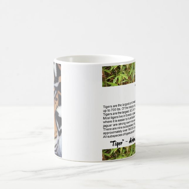 Caneca De Café Tiger Portrait (Centro)