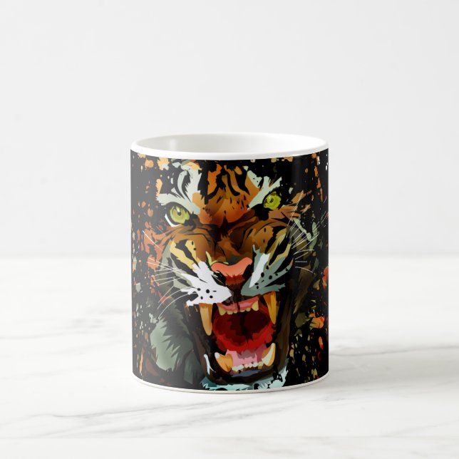 Caneca De Café Tiger Roar - Splatter (Centro)