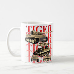 Caneca De Café Tiger Tank