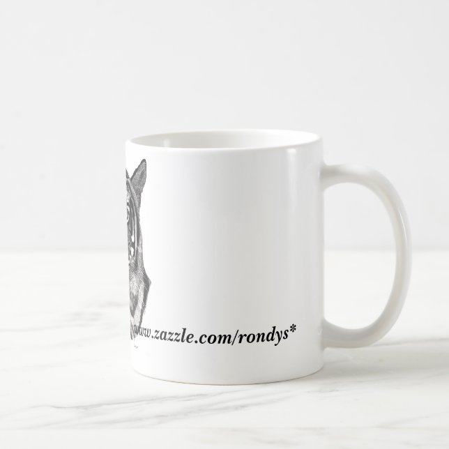 Caneca De Café Tigereyes (Direita)