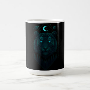 Caneca De Café Tigre Astral - Predador Cósmico Blaze