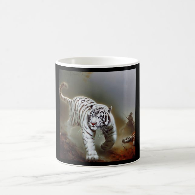 Caneca De Café Tigre branco chinês (26) (Centro)