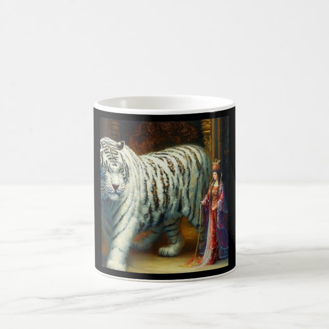 Caneca De Café Tigre branco chinês (31) (Centro)
