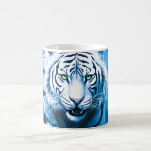 Caneca De Café Tigre Branco Selvagem Florestal