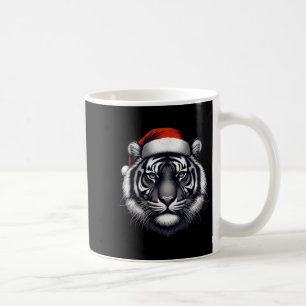 Caneca De Café Tigre com o Papai Noel Natal Xmas Zoo do Lover
