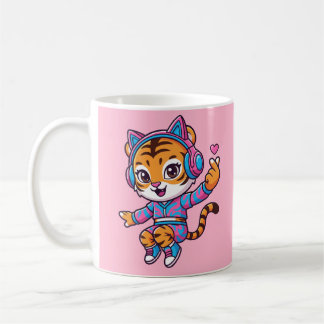 Caneca De Café Tigre dançante do K-pop