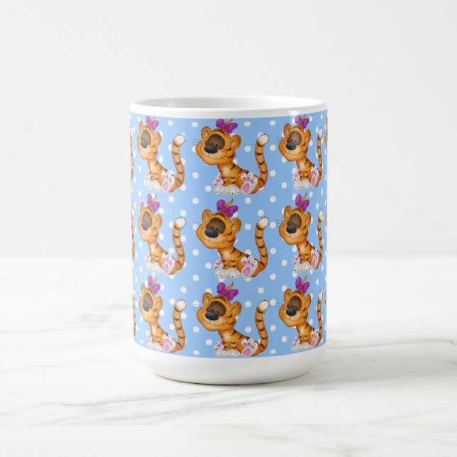 Caneca De Café Tigre de Mug/Bebê (Centro)