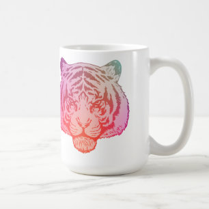 Caneca De Café Tigre de Neon