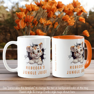 Caneca De Café Tigre Fofo Em Uma Caneca! Novidade Para Amantes De