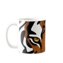 Tigre, gato selvagem no preto