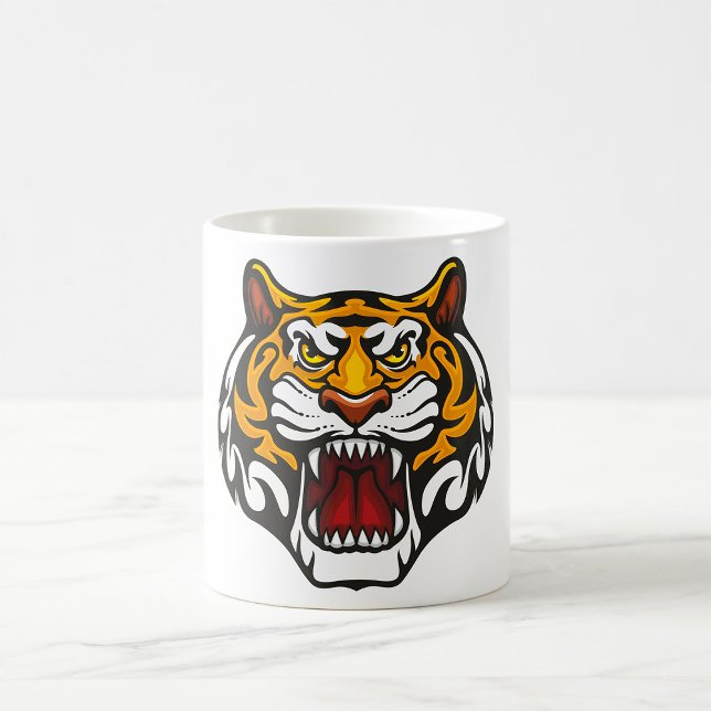 Caneca De Café Tigre Head (Criador carregado)