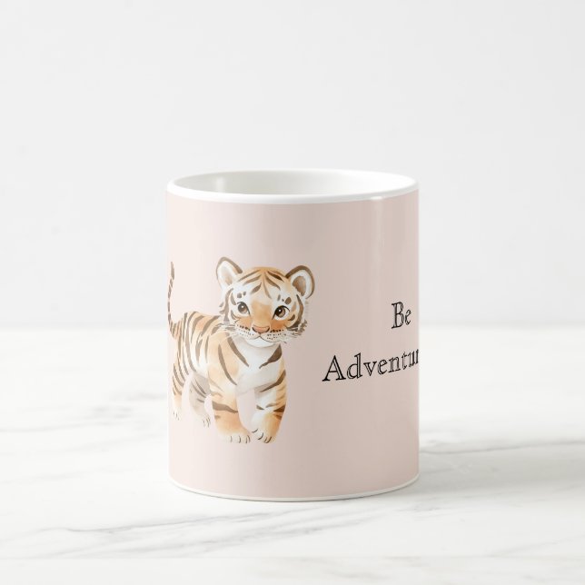 Caneca De Café Tigre Laranja (Centro)