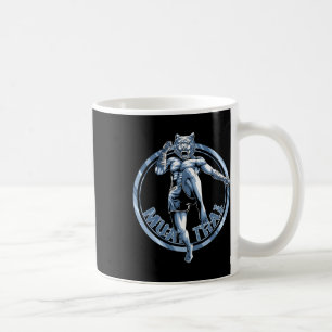Caneca De Café Tigre Muay Thai - Nak Muay, Presente de Kickboxing