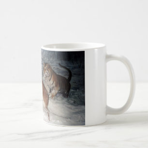 Caneca De Café Tigre persegue cafeteira
