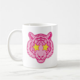 Caneca De Café Tigre rosa
