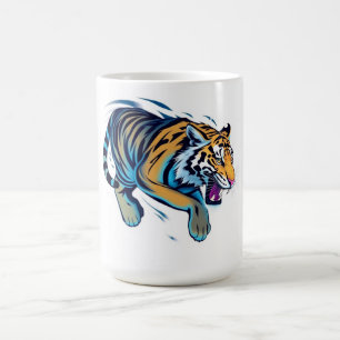 Caneca De Café Tigre Saltador