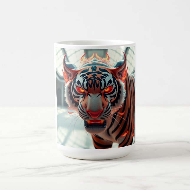 Caneca De Café Tigre Selvagem (Centro)