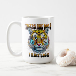 Caneca De Café Tigres são Chefes   Eu Não Estou Mentindo