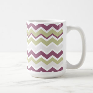 Caneca De Café Tijolo Chevron Monograma